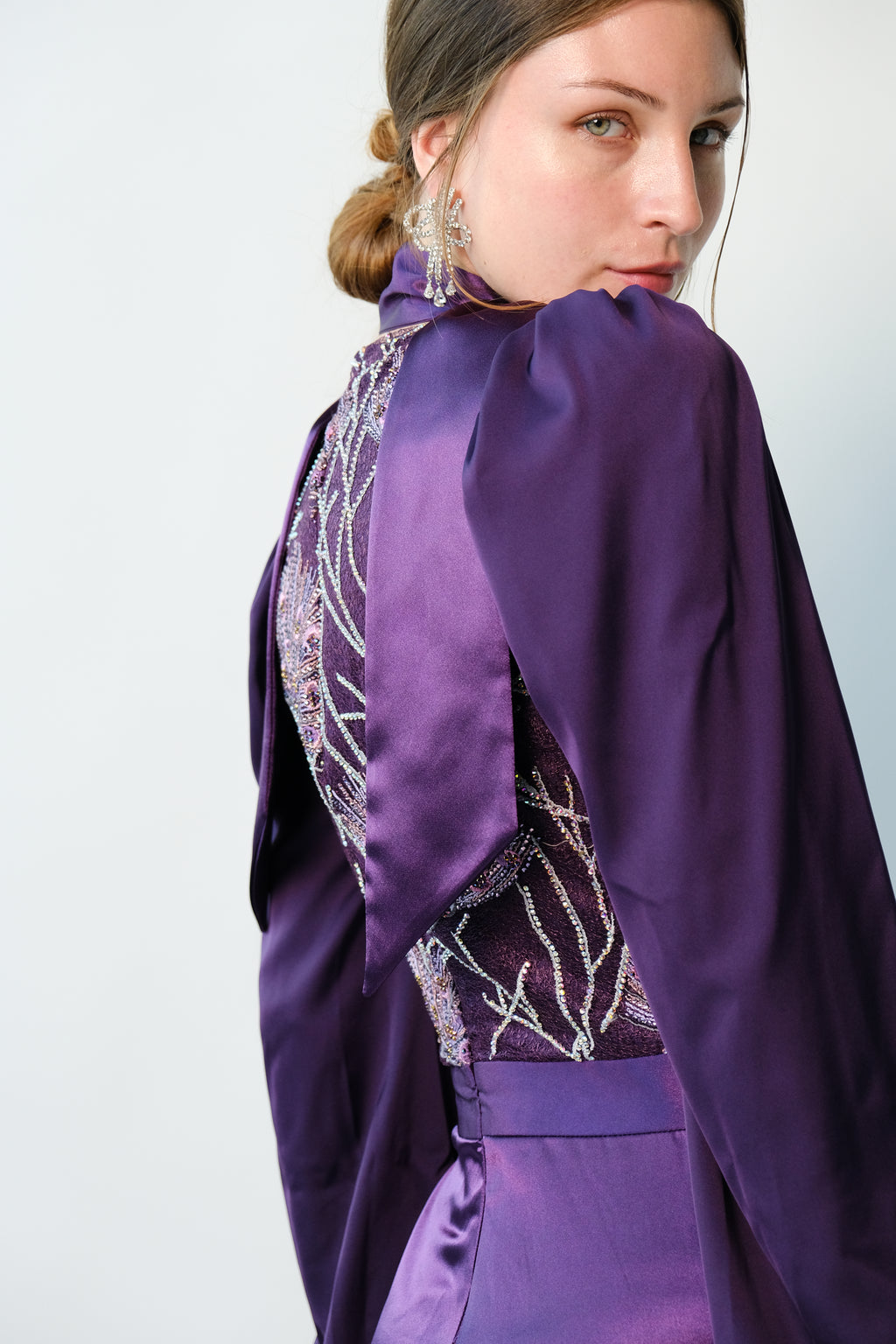 Floral Purple Jumpsuit