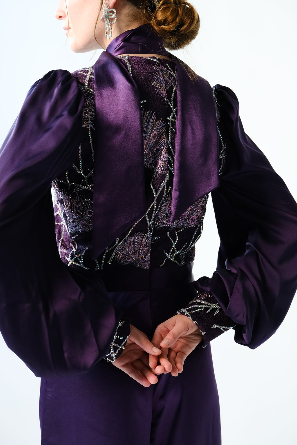 Floral Purple Jumpsuit