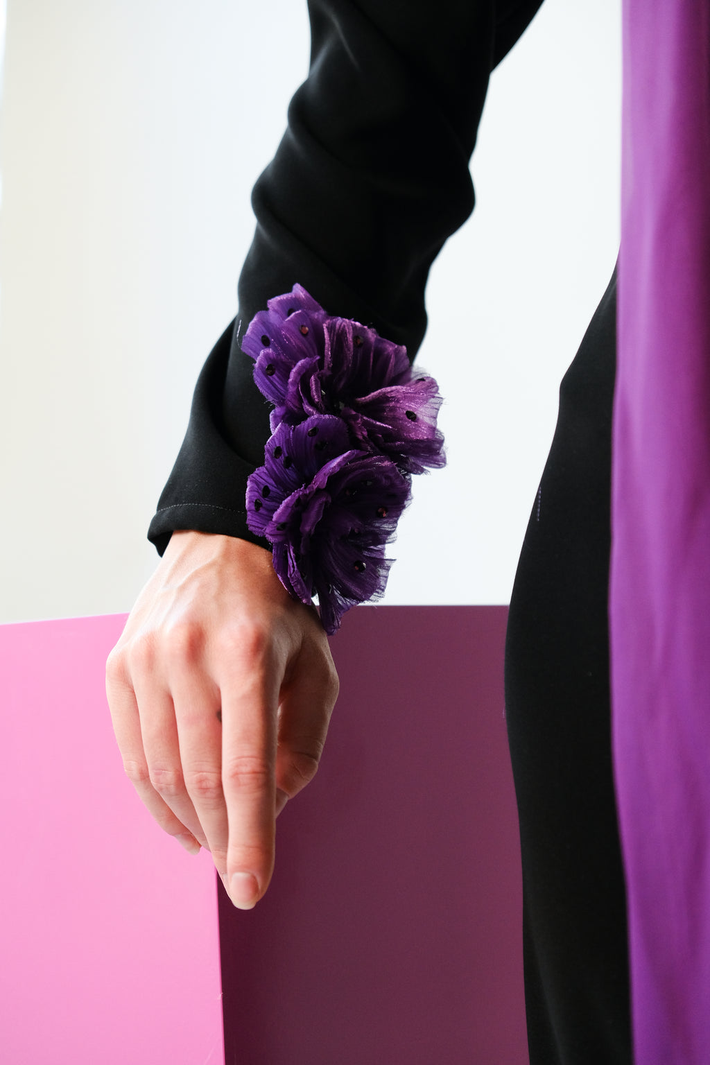 Midnight Draped Gown