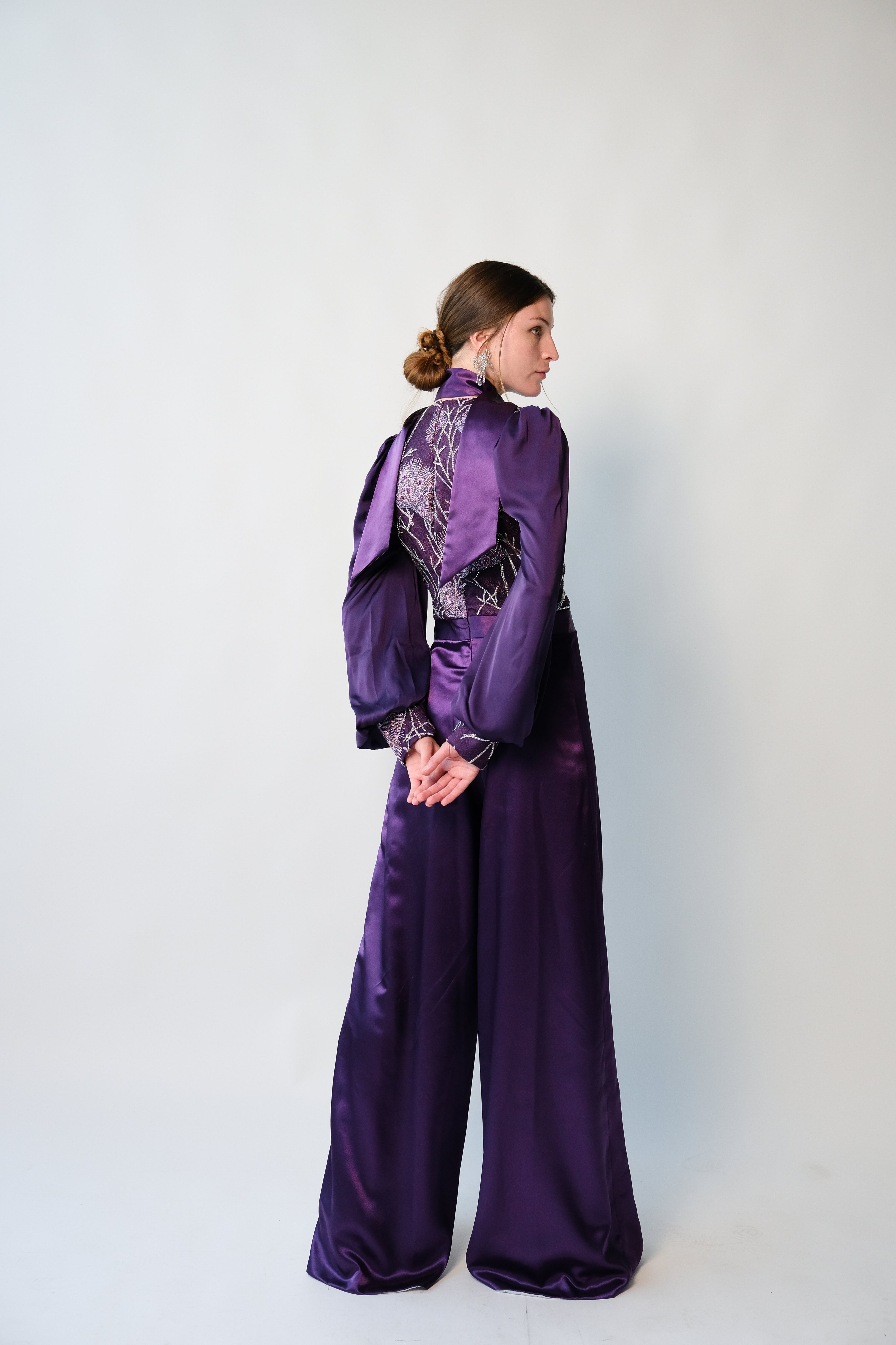 Floral Purple Jumpsuit