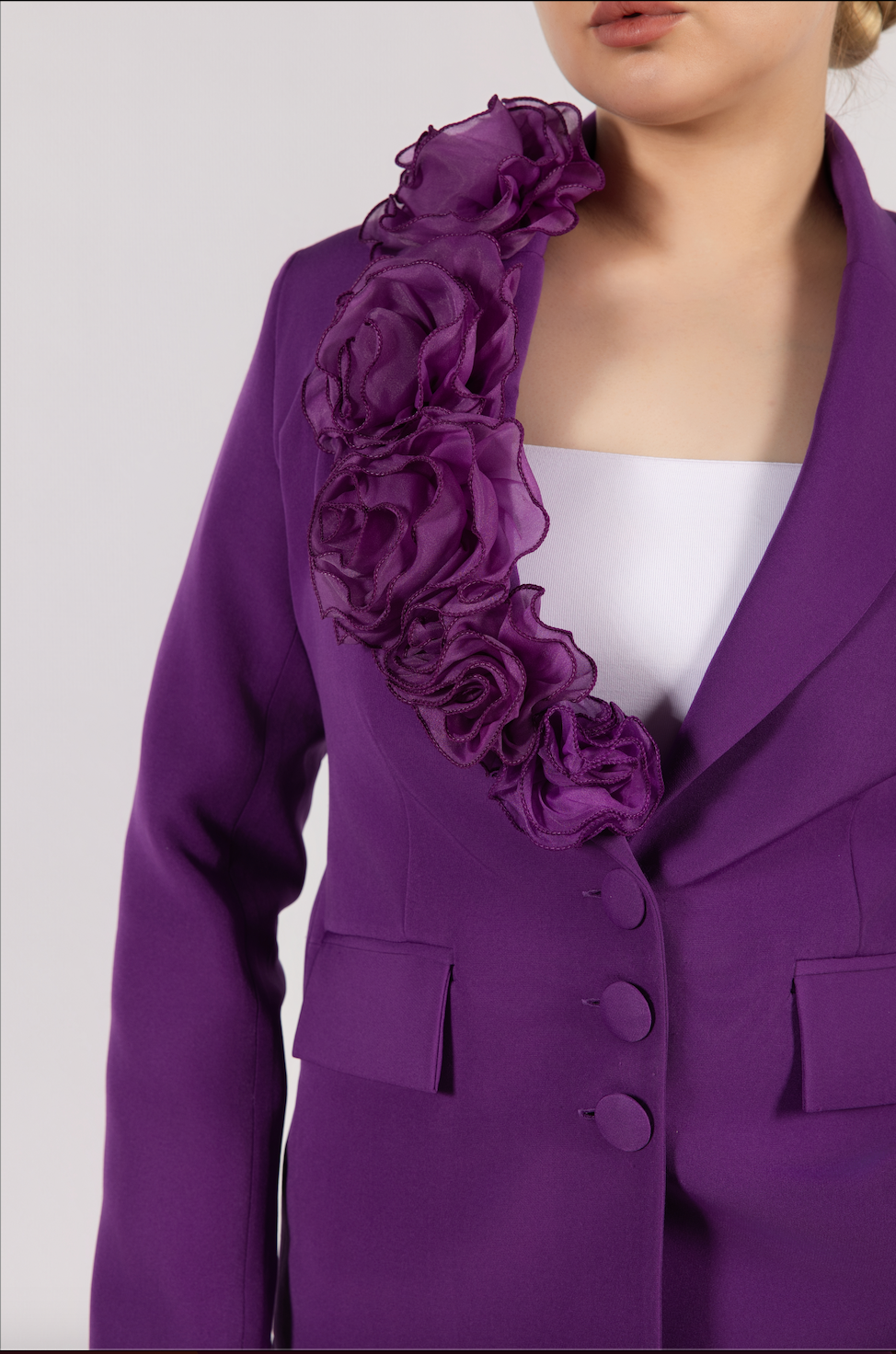 Violet Bloom Suit Set