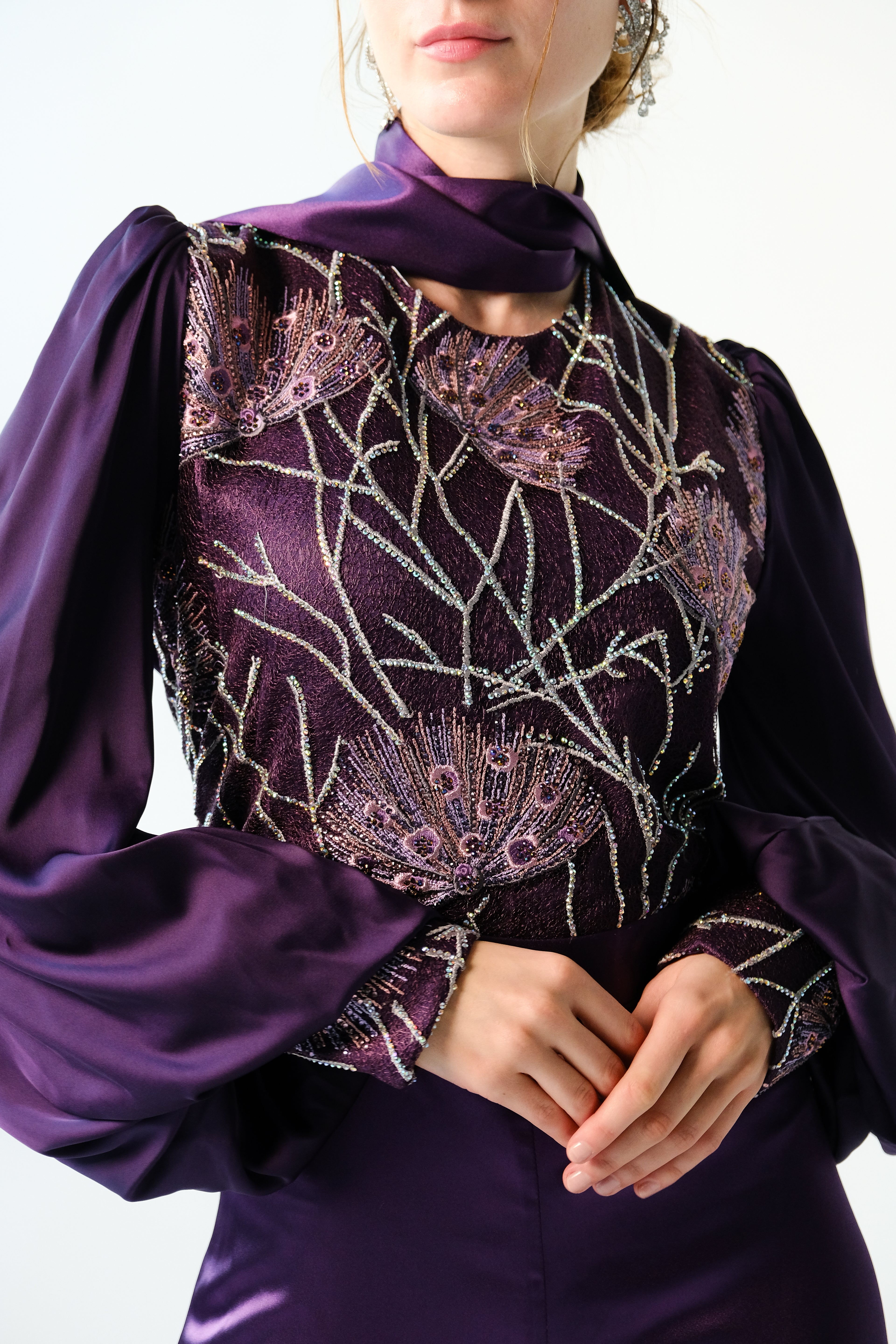 Floral Purple Jumpsuit